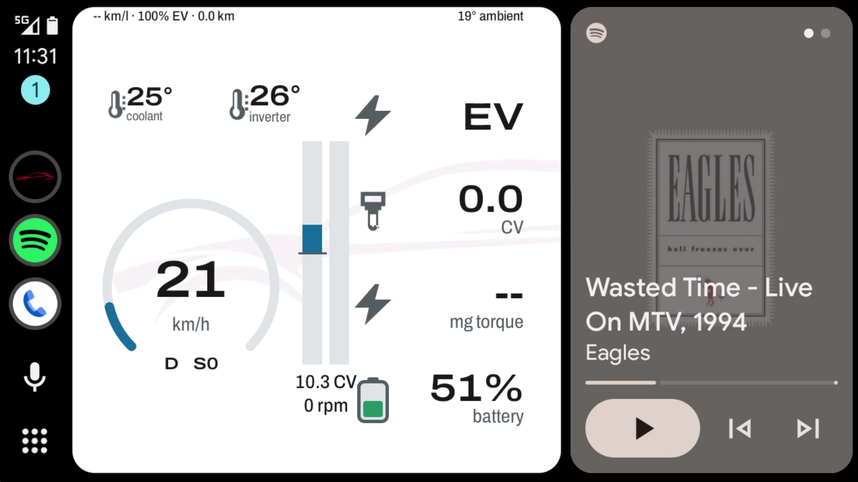 HybridDash Pro Android Auto