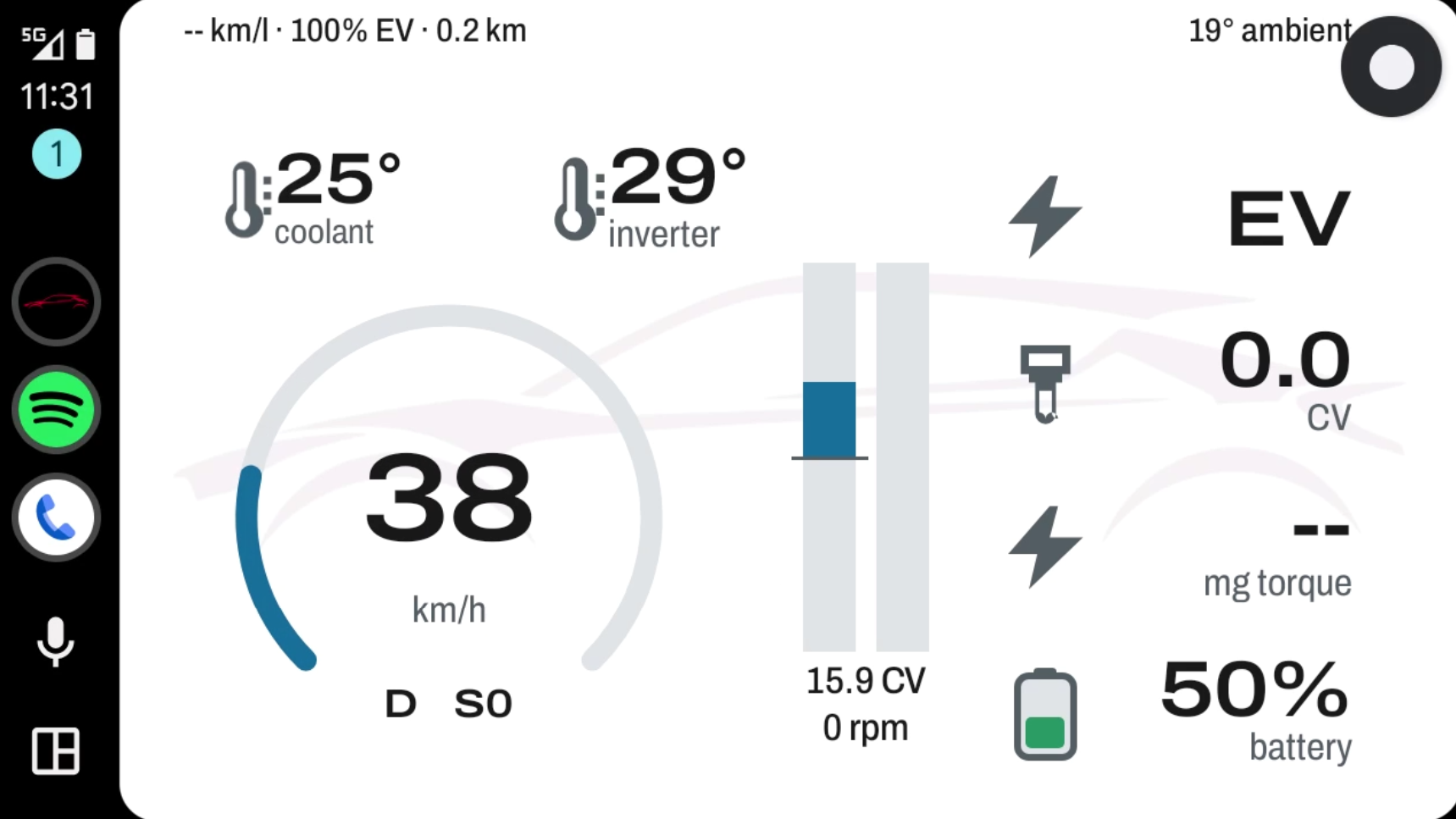 Android Auto — Helles Cockpit