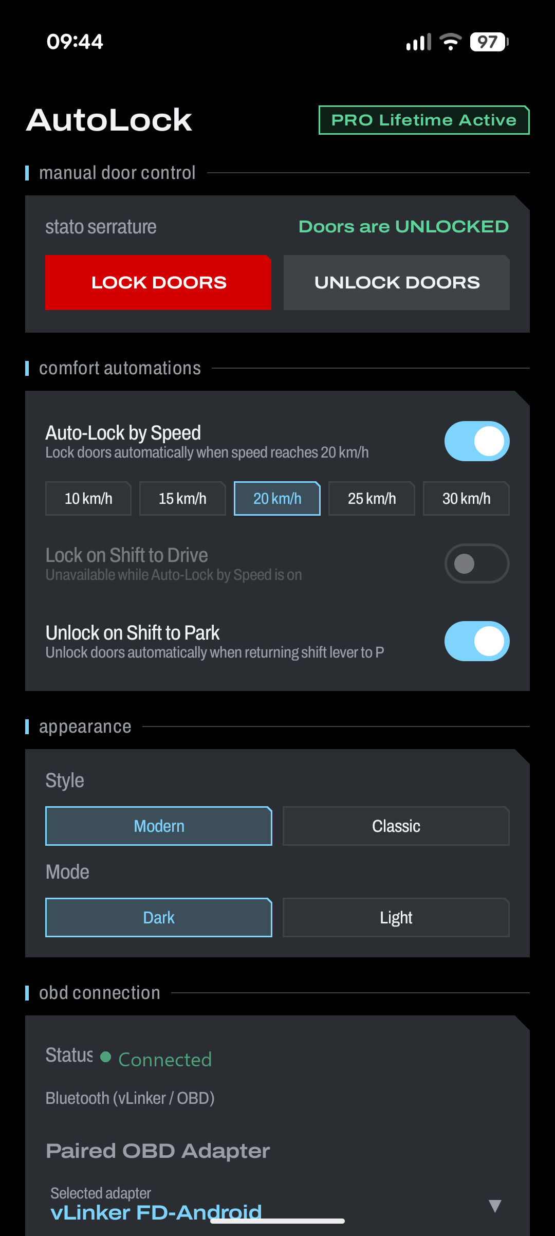 AutoLock Smartphone
